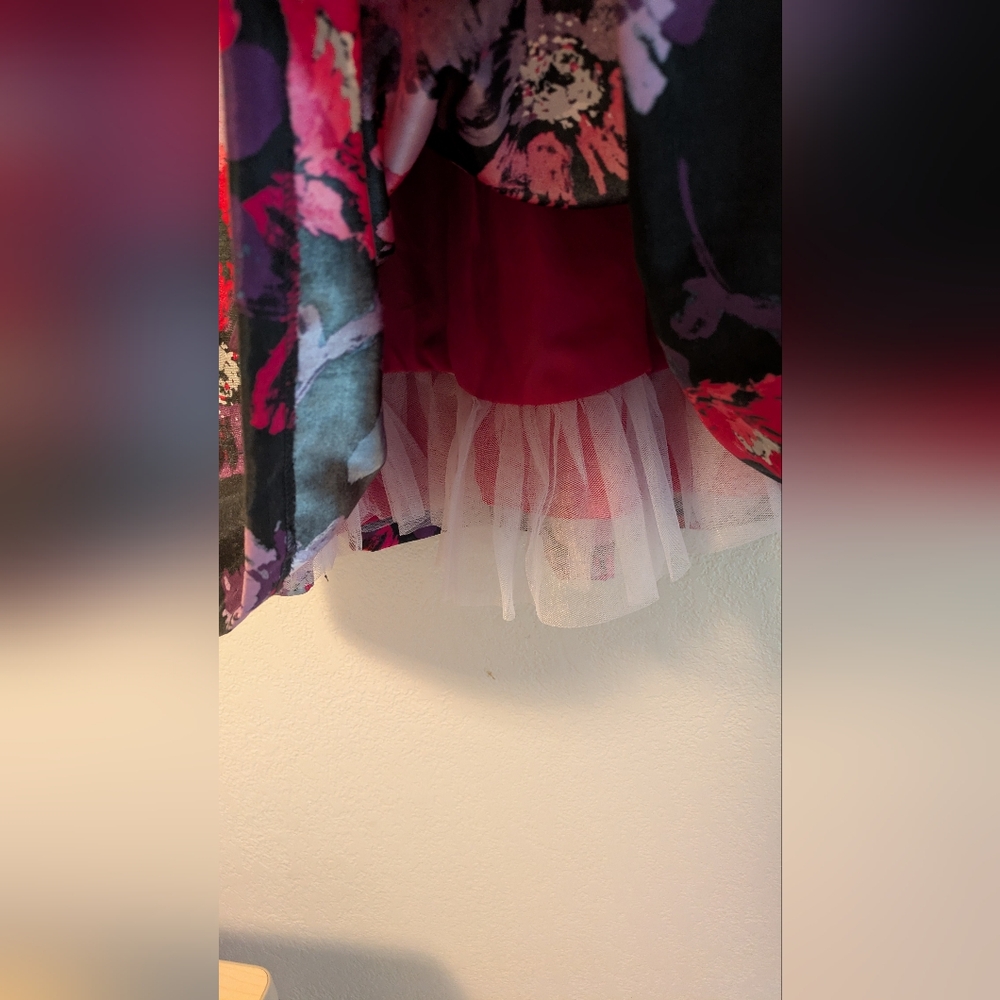 Gymboree Pink and Red Pleated A-Line Dress size 4T - Picture 4 of 5